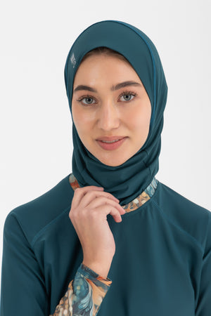 Ultra-Fit Swim Hijab - Deep Teal - Libra Sport