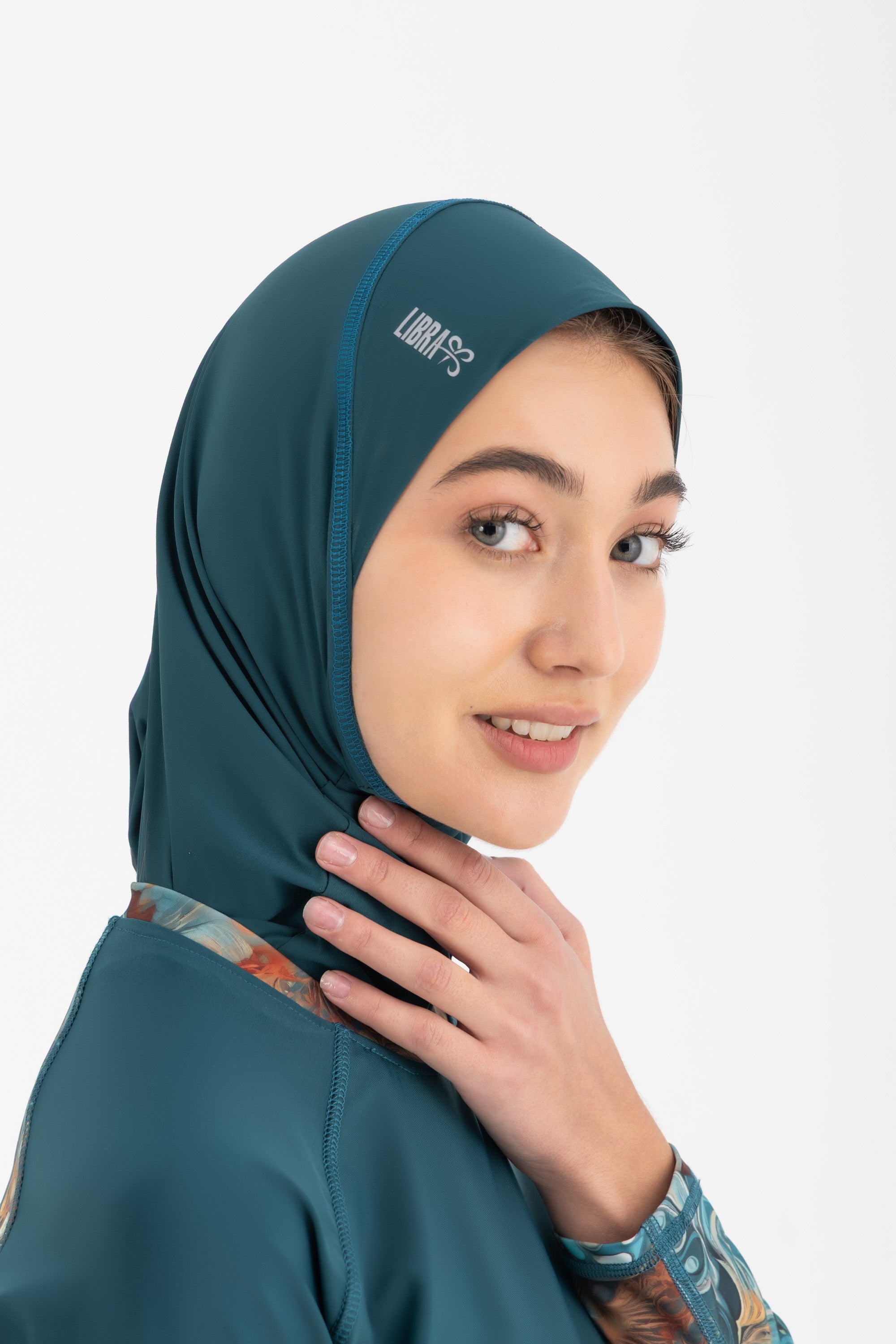Ultra-Fit Swim Hijab - Deep Teal