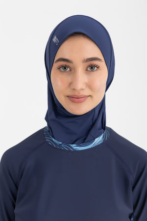 Ultra-Fit Swim Hijab - Navy - Libra Sport