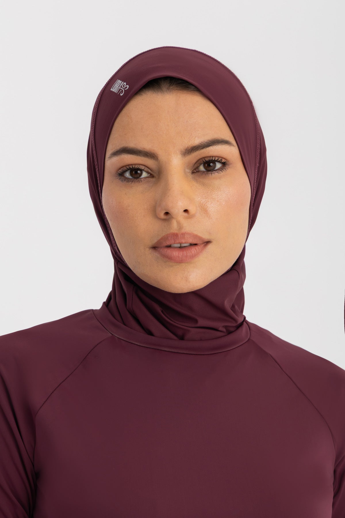 Ultra-Fit Swim Hijab - Deep Cherry