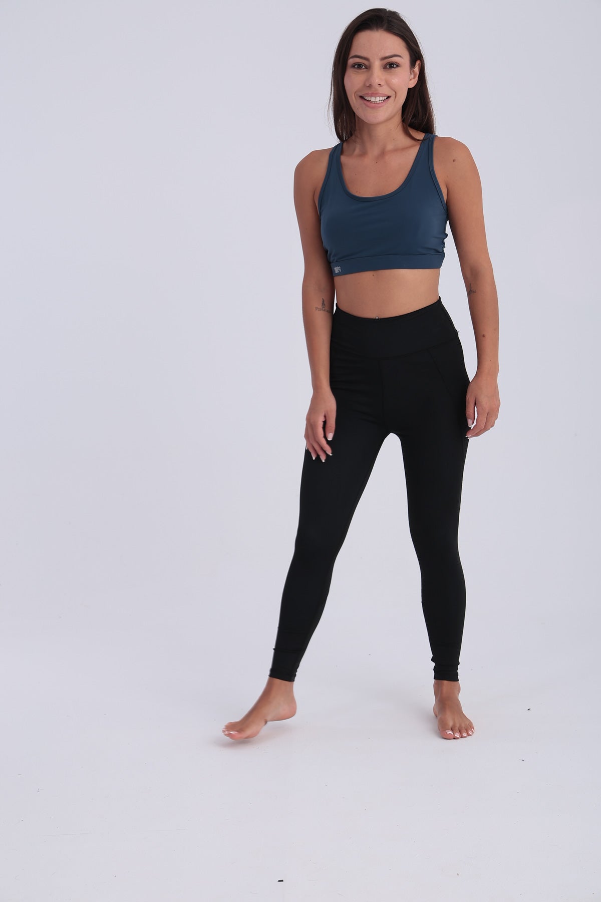 Compression Swim Bra - Verdiigris
