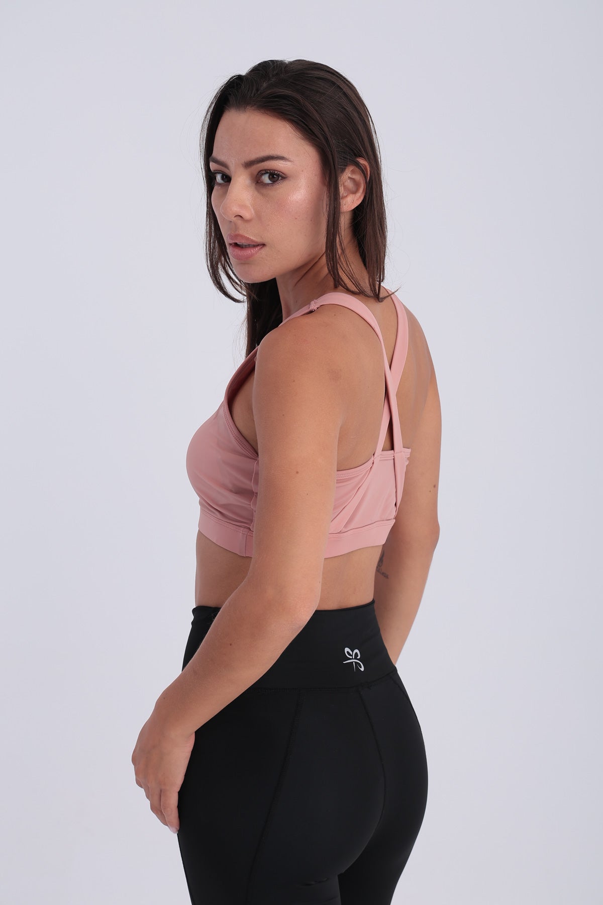 Compression Swim Bra - Italian Clay