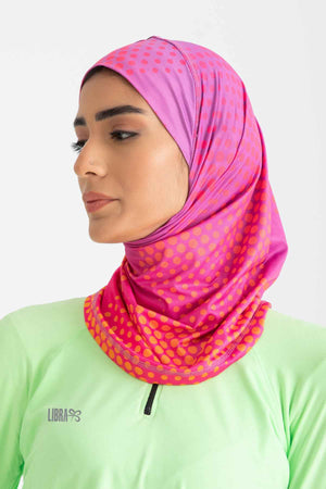 Hijab Light - Orange Graphics - Libra Sport