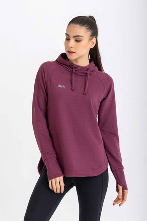 Cloud Hoodie -Crushed Violets - Libra Sport