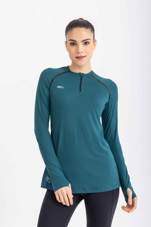 Performance Long sleeve Top - Atlantic Deep - Libra Sport