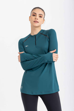 Performance Long sleeve Top - Atlantic Deep - Libra Sport