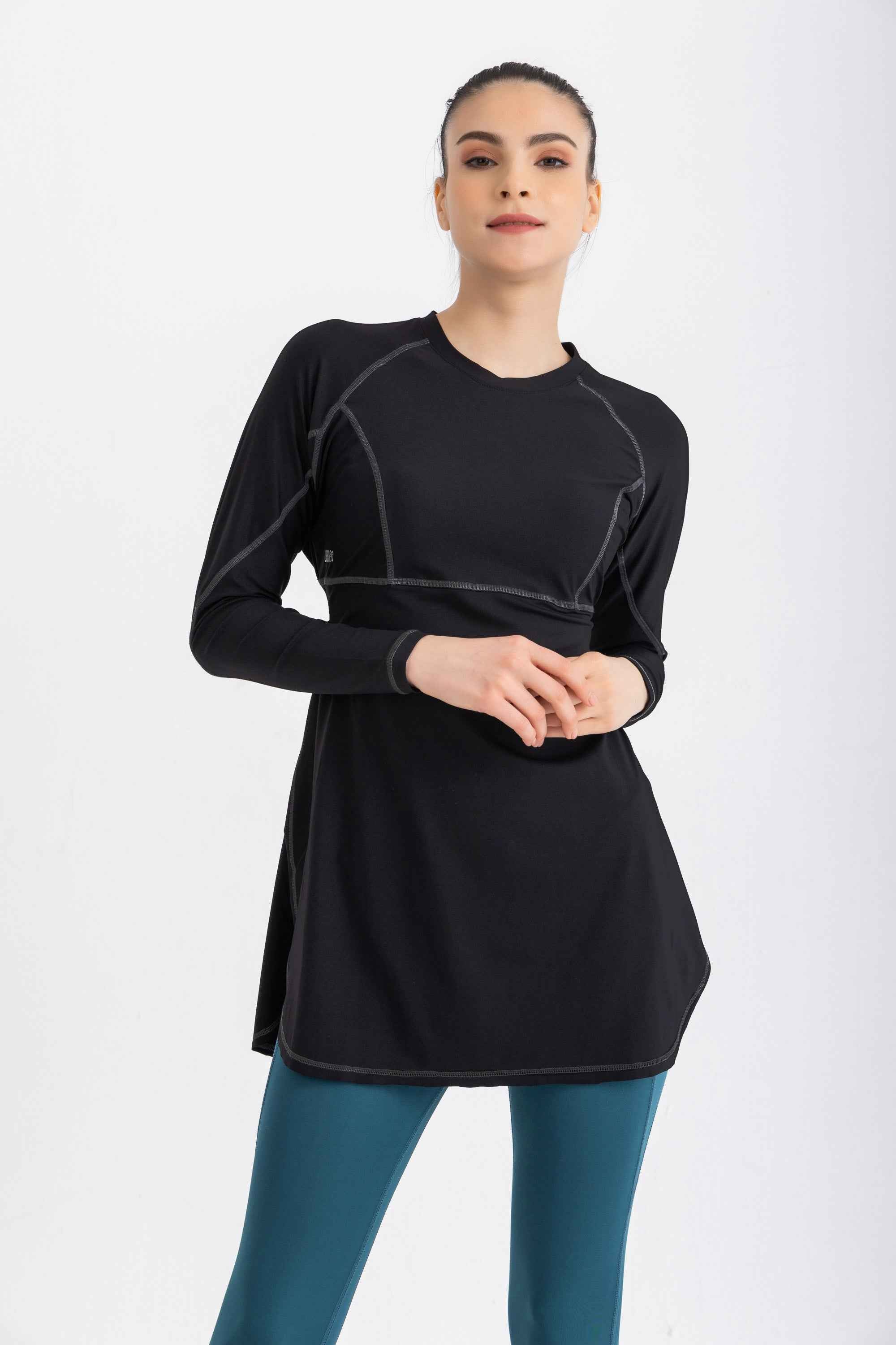 Breeze Back Top -Black - Libra Sport