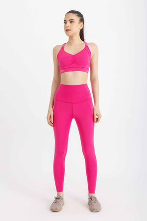 Ultra-Feel Leggings - Fuschia - Libra Sport
