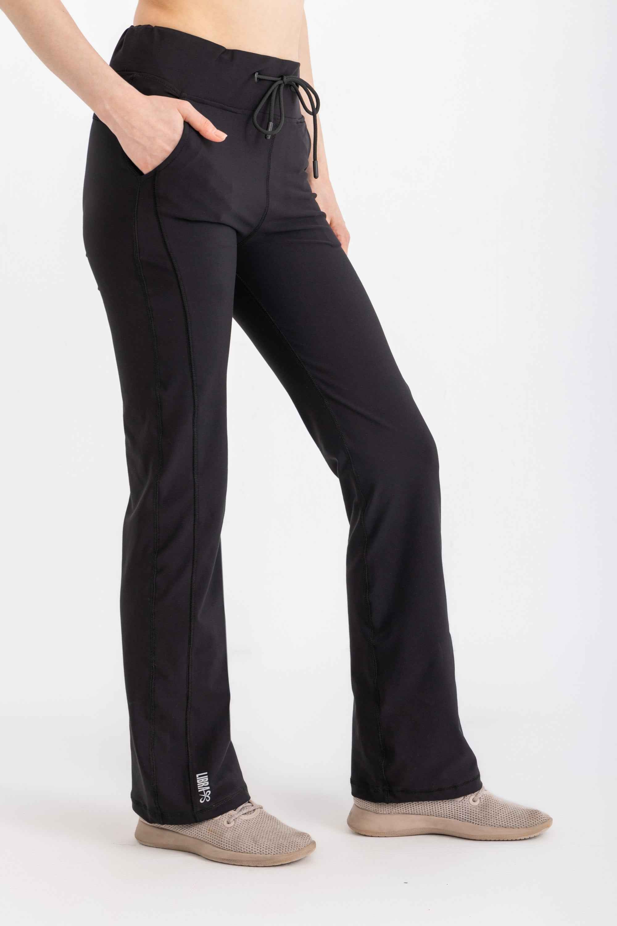 Straight Leggings - Black - Libra Sport