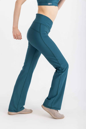V-Flare Leggings - Atlantic Deep - Libra Sport