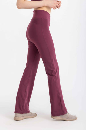 V-Flare Leggings -Crushed Violets - Libra Sport