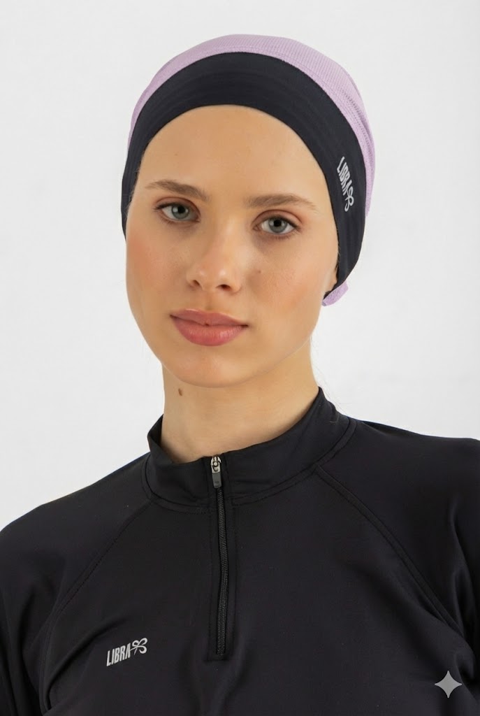 Neck free bandana - Lilac