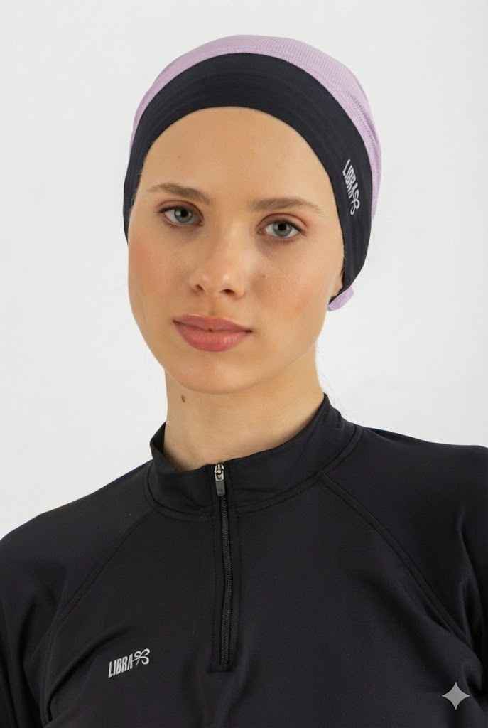 Neck free bandana - Lilac