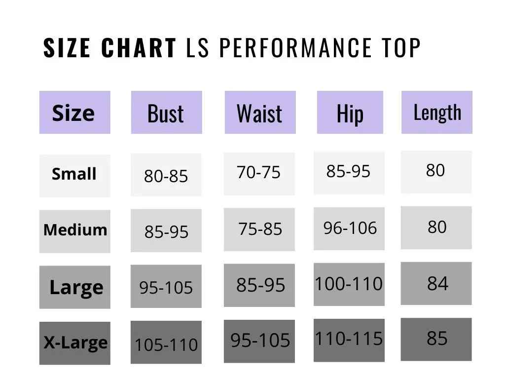 Performance Long sleeve Top - Black - Libra Sport