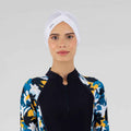 Sleek Swim Turban - White - Libra Sport