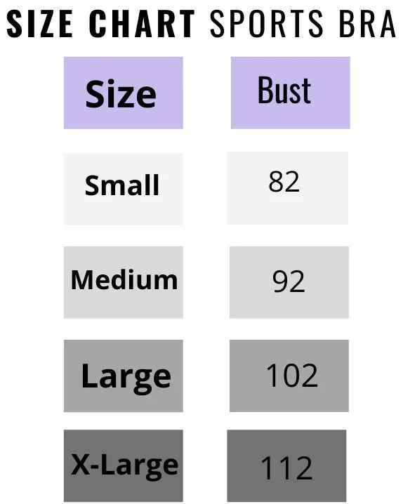 Heather Sports Bra -Charcoal - Libra Sport