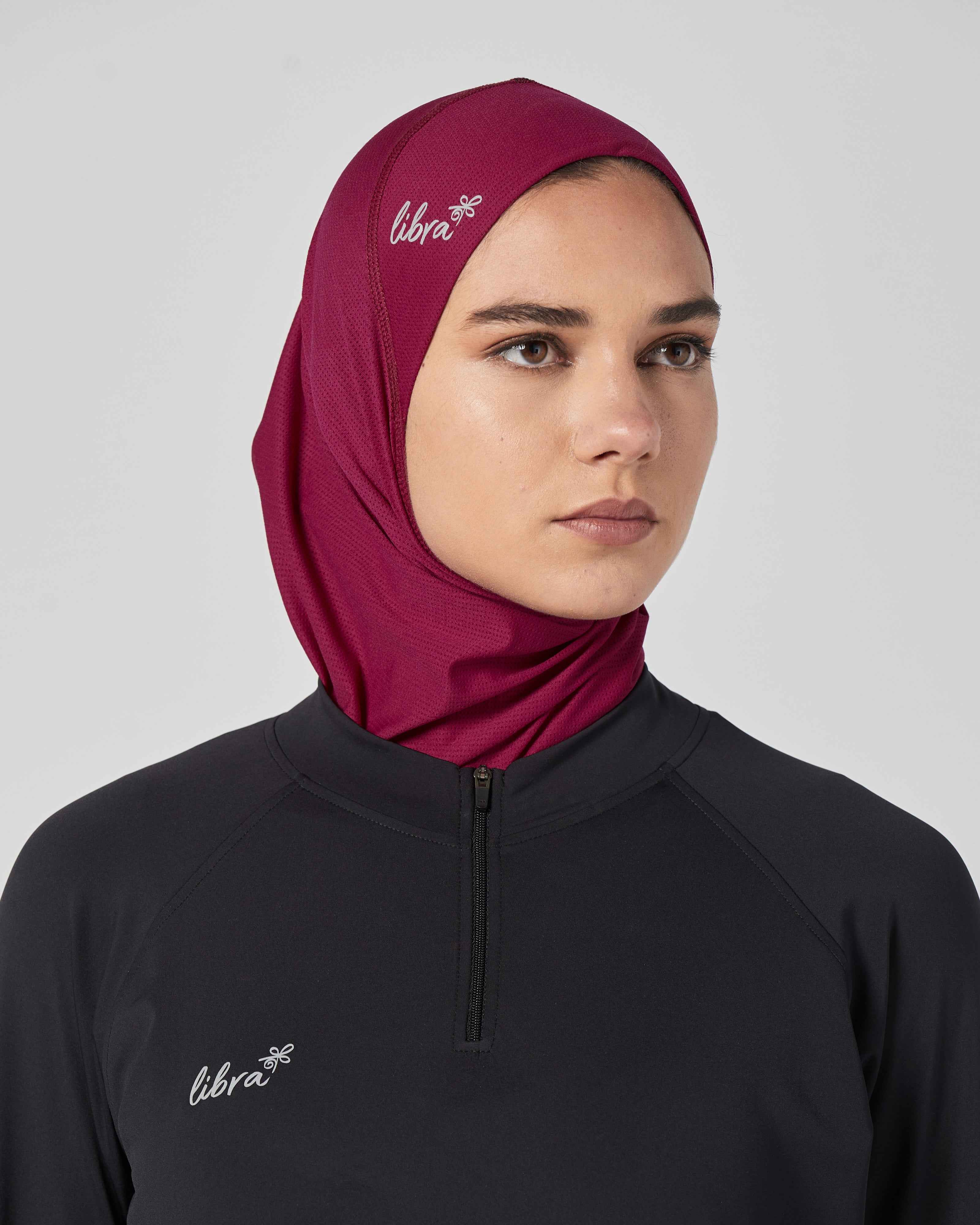 Hijab Light - Cherries red - Libra Sport