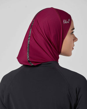 Hijab Light - Cherries red - Libra Sport
