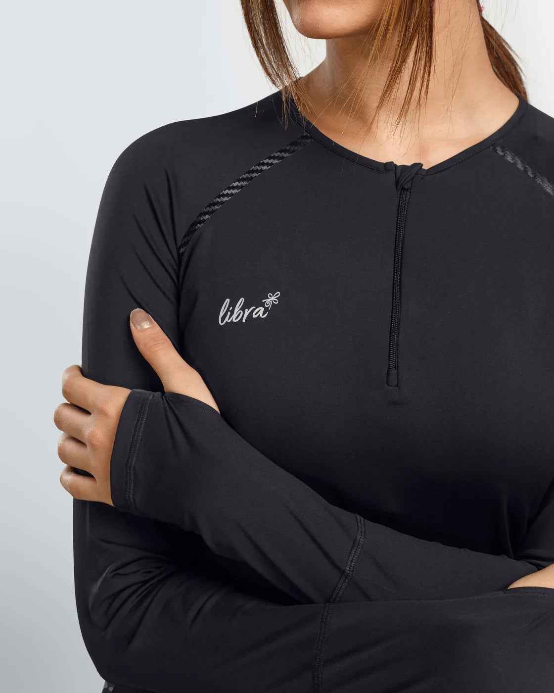 Performance Long sleeve Top - Black - Libra Sport