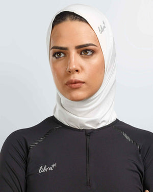 Hijab Light - White - Libra Sport