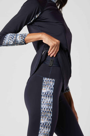 Ocean Sense Swimsuit - Navy Guatemala - Libra Sport