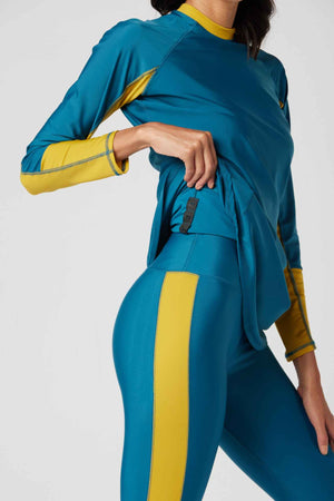 Ocean Sense Swimsuit - Golden Lagoon - Libra Sport