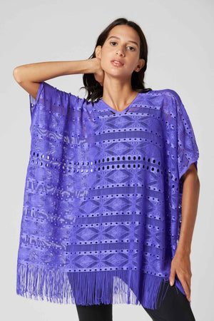 Libra Logo Cover- Up - Nyon Purple - Libra Sport
