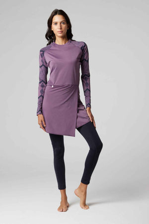 Motion Wave Swim Top - Vintage Violet - Libra Sport