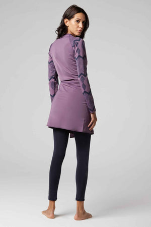 Motion Wave Swim Top - Vintage Violet - Libra Sport