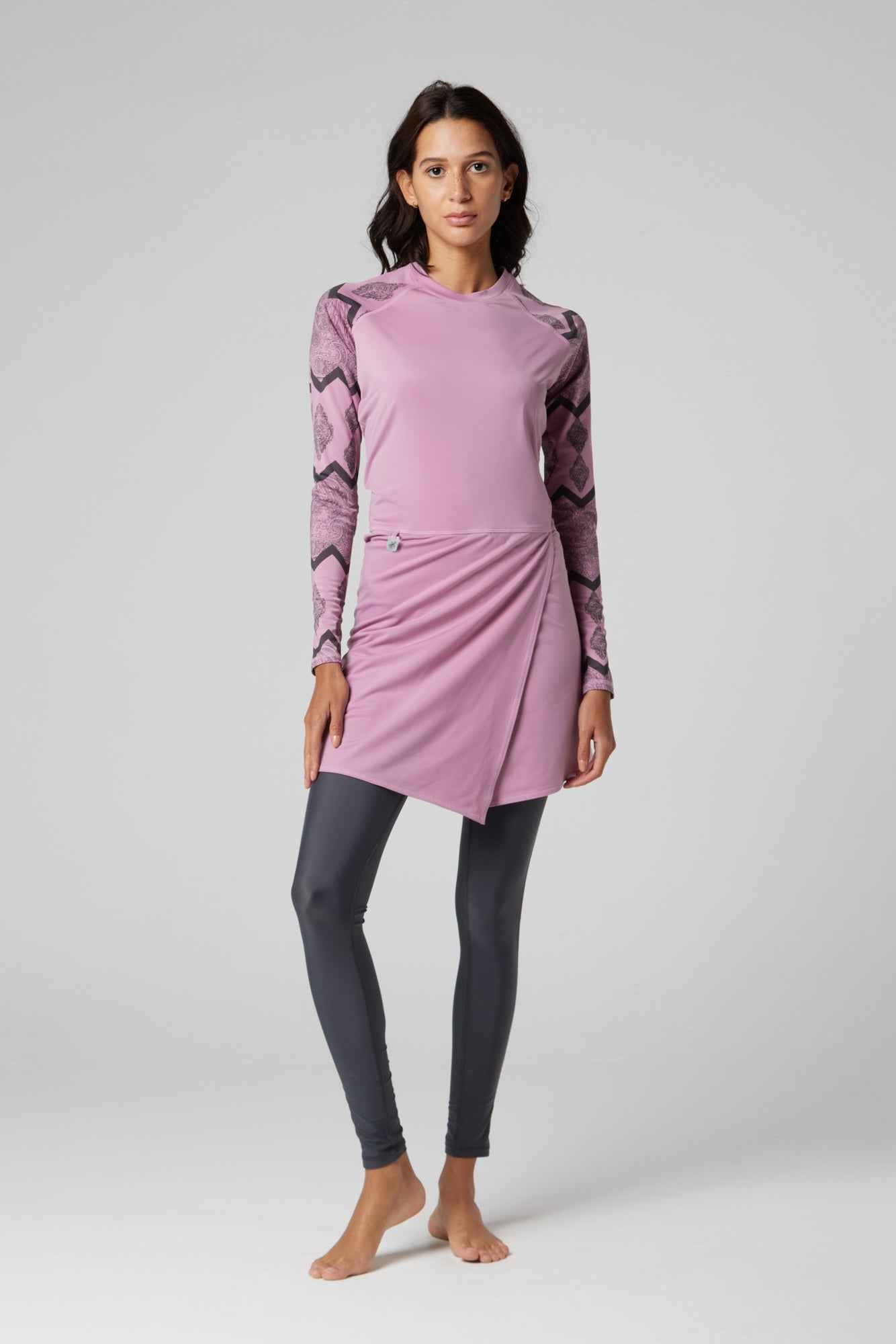 Motion Wave Swim Top - Mauve orchid - Libra Sport