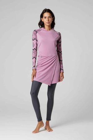 Motion Wave Swim Top - Mauve orchid - Libra Sport