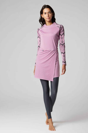 Motion Wave Swim Top - Mauve orchid - Libra Sport