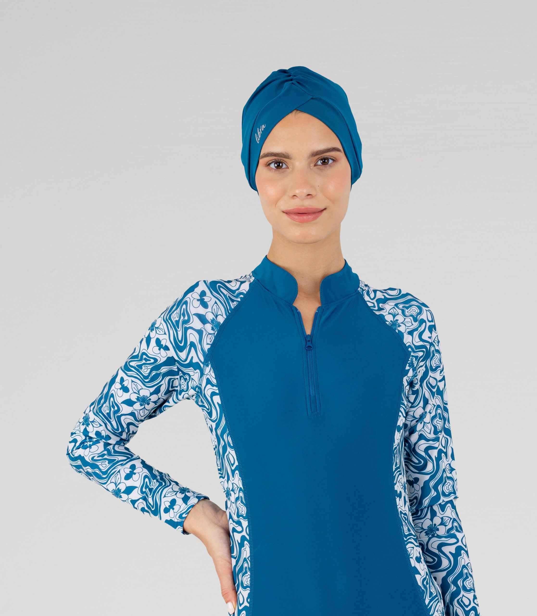 Sleek Swim Turban - Deep Lagoon - Libra Sport
