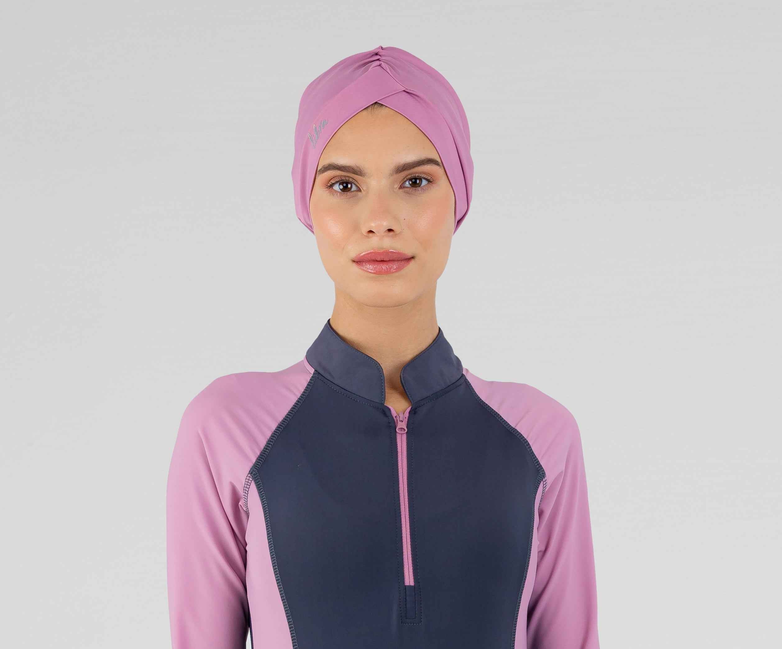 Sleek Swim Turban - Mauve Orchid - Libra Sport