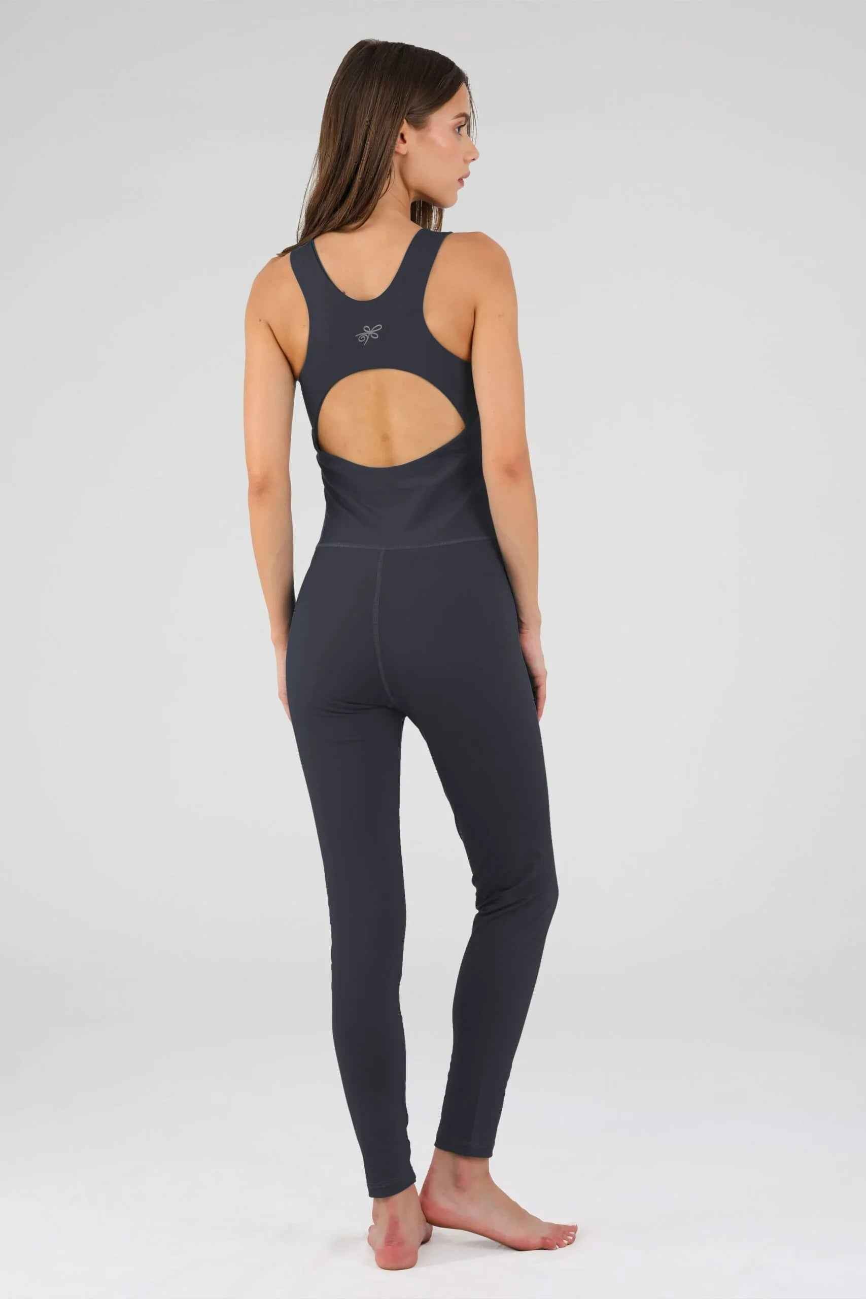 Motion Wave  Jumpsuit - Charcoal - Libra Sport