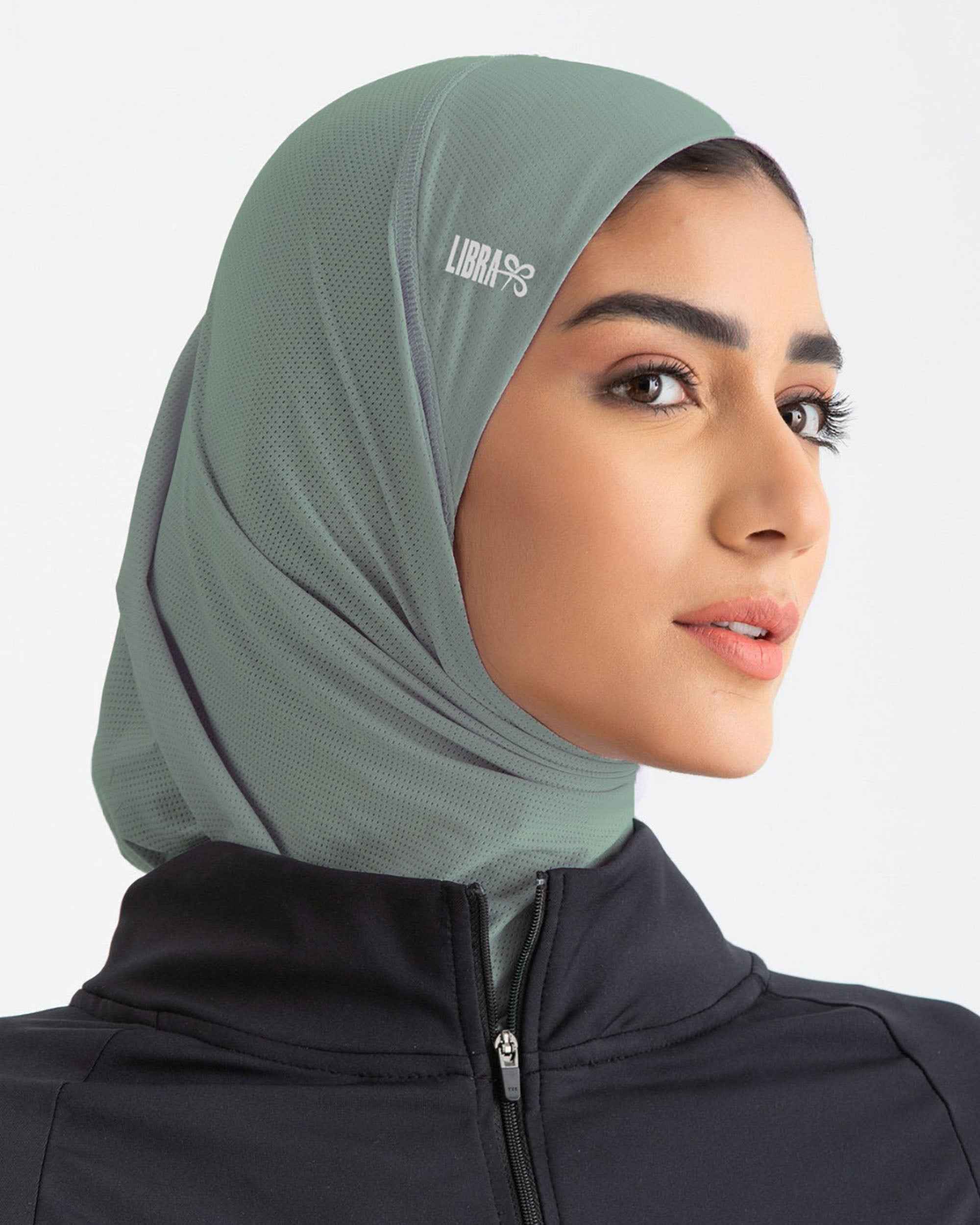 Hijab Light - Olive Green - Libra Sport