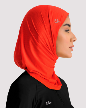 Hijab Light - Crimson Red - Libra Sport