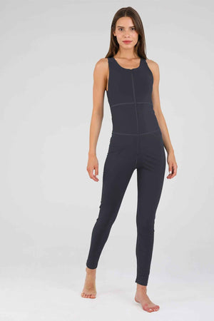 Motion Wave  Jumpsuit - Charcoal - Libra Sport