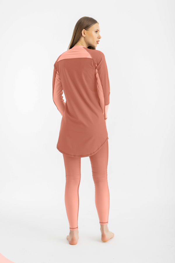 Ocean Sense Swimsuit - Teracotta Gradience - Libra Sport