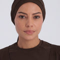 Sleek Swim Turban -  Brown