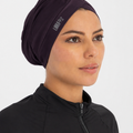 Sleek Swim Turban - Purple Palm