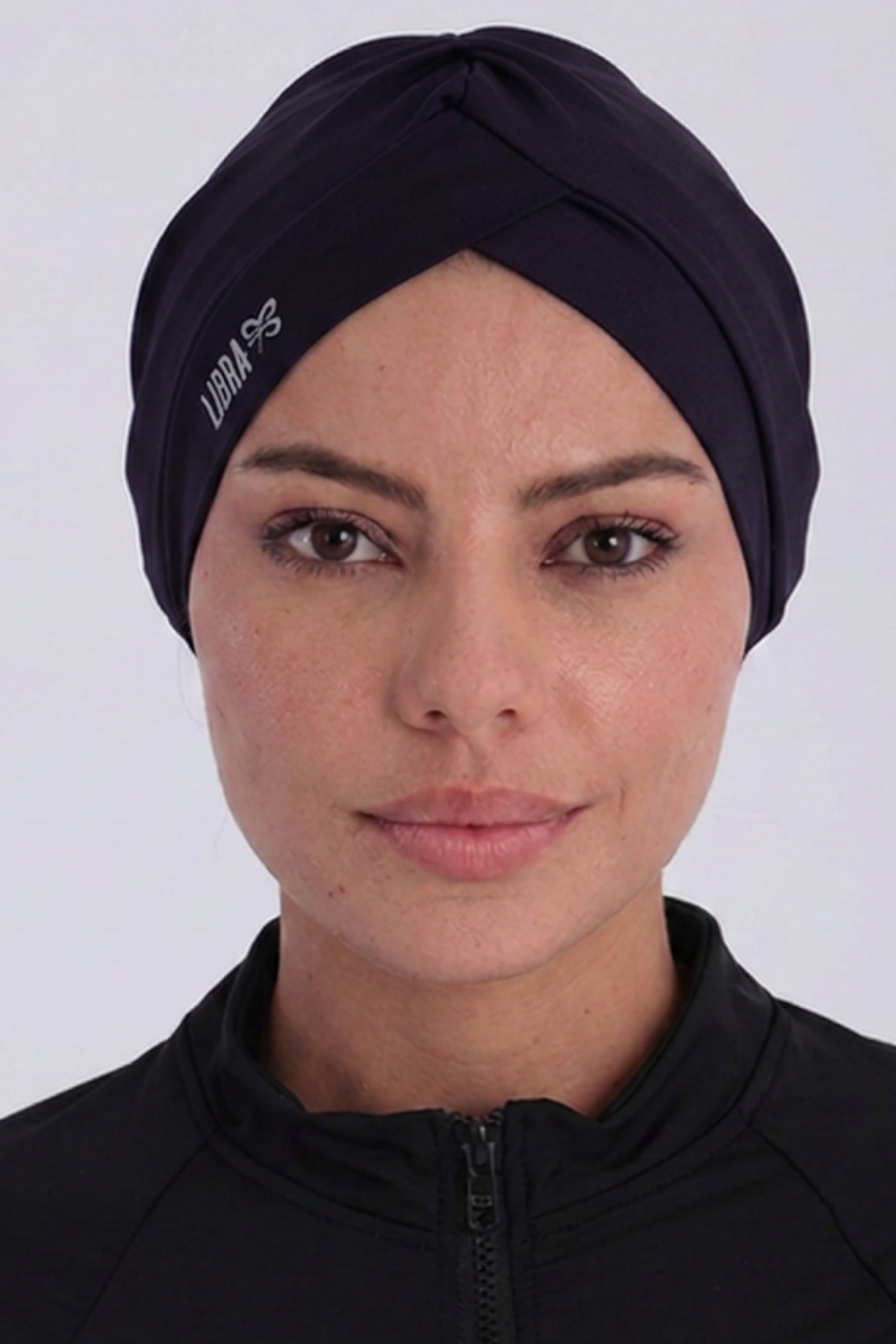 عمامة سباحة أنيقة - بيضاء