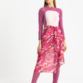 Chiffon Wrap - Pink Watermark - Libra Sport