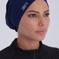 Sleek Swim Turban - Navy Blue