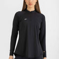 Ruffle Top - Black - Libra Sport
