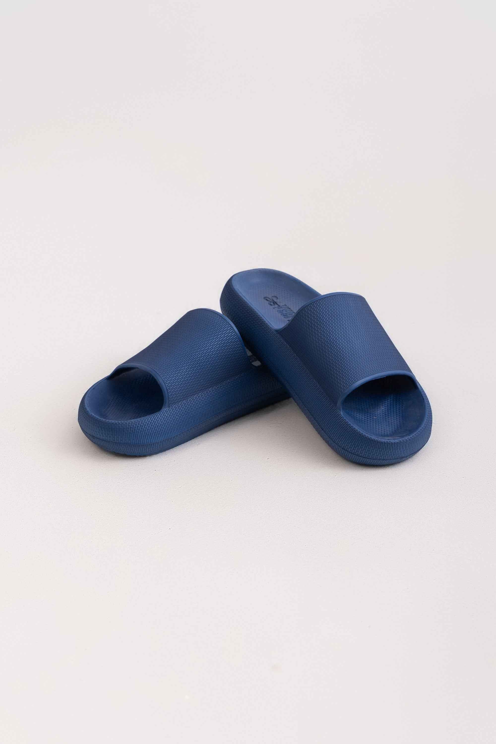 Beach Slides - Navy - Libra Sport