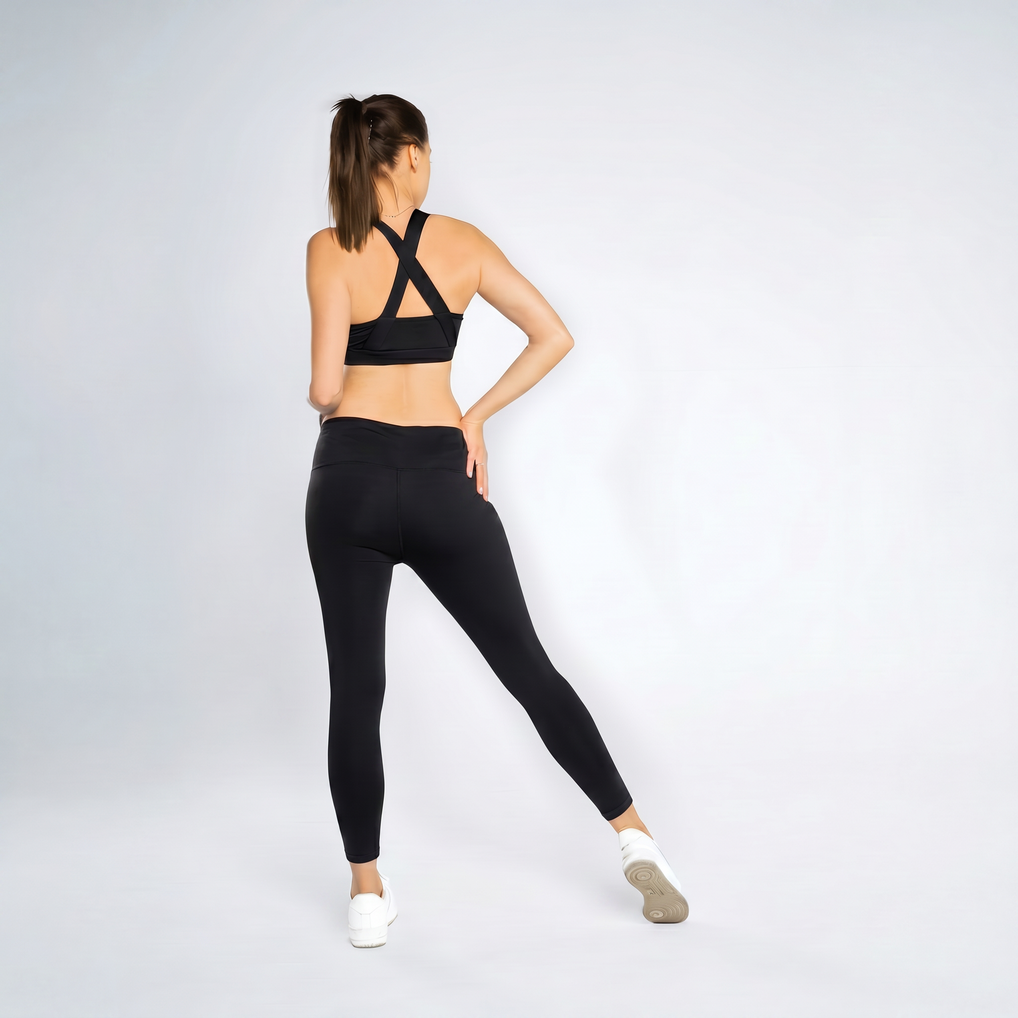 Compression Swim Bra -Black