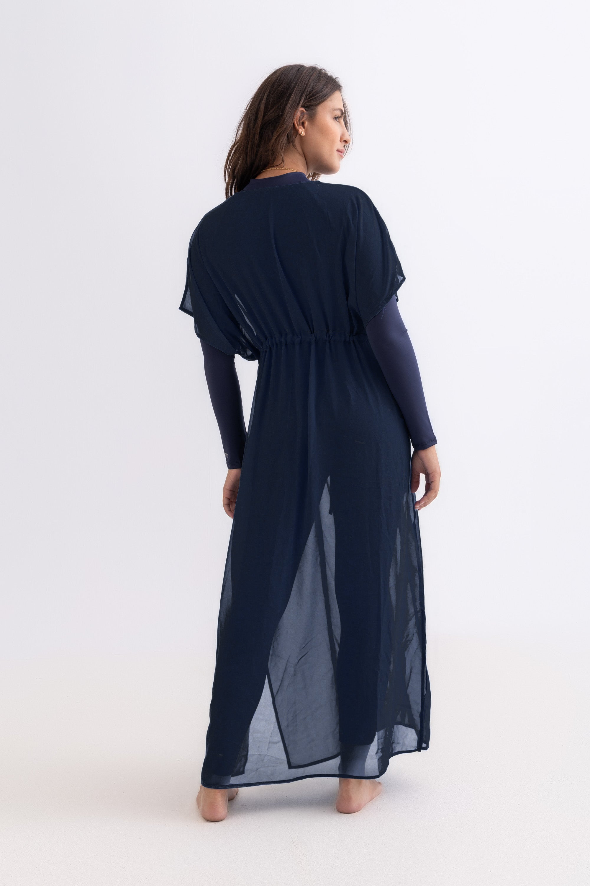 Chiffon Dress - Navy - Libra Sport