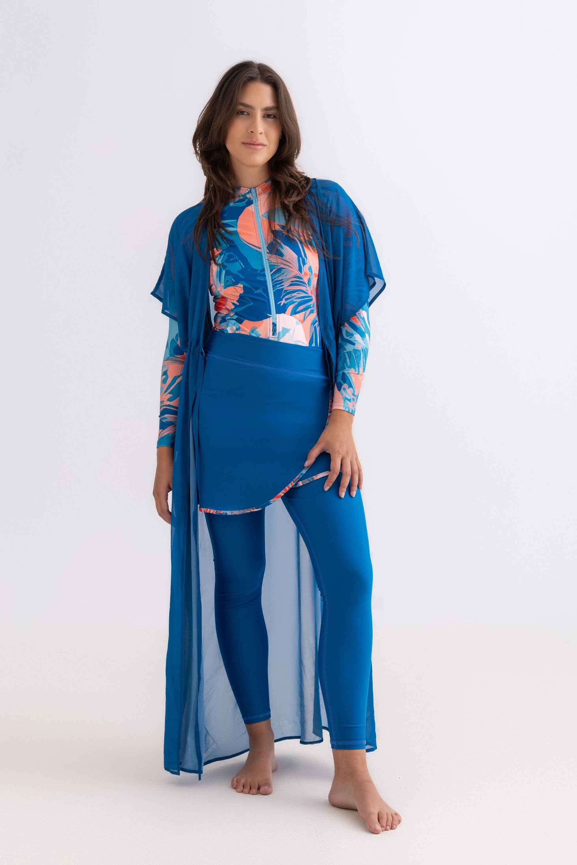 Chiffon Dress - Petroleum - Libra Sport