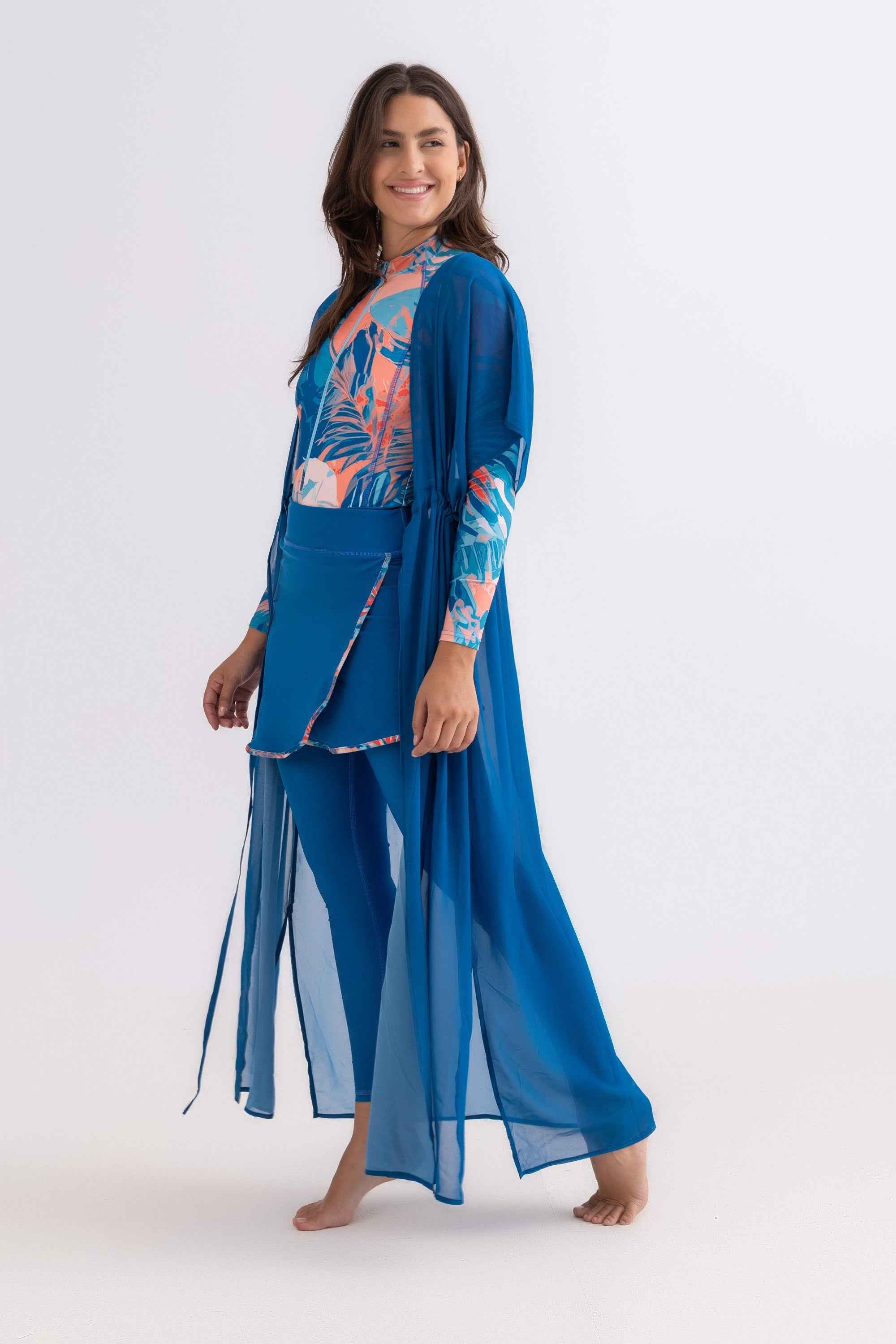 Chiffon Dress - Petroleum - Libra Sport